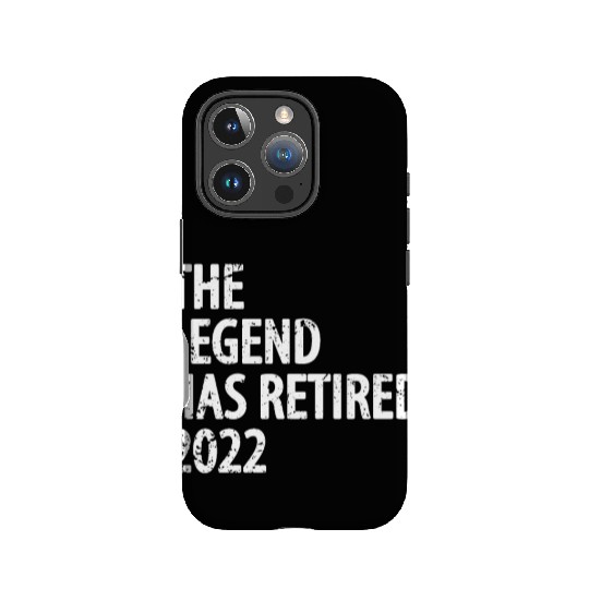 Retirement 2022 IPhone Cases The Legend Has Retired 2022