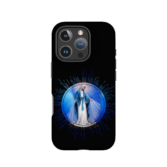 Virgin mary madonna maria ave maria catholic bibel IPhone Cases