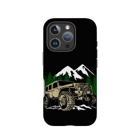 Mountain Jeep 4x4 Offroad IPhone Cases