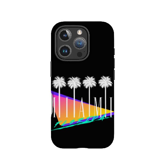 Miami Florida Retro Style IPhone Cases