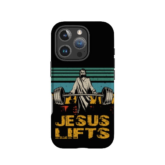 JESUS LIFTS IPhone Cases