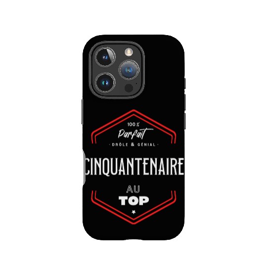 Cinquantenaire parfait et au top IPhone Cases