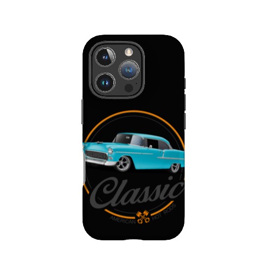 Classic Blue 1955 Street Rod IPhone Cases