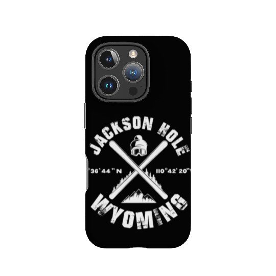 Jackson Hole Wyoming, Skiing IPhone Cases