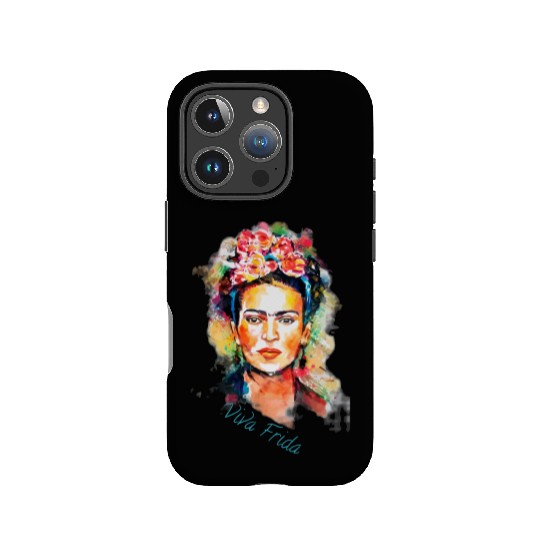 Frida Kahlo Viva Frida Bold And Beautiful Watercol IPhone Cases