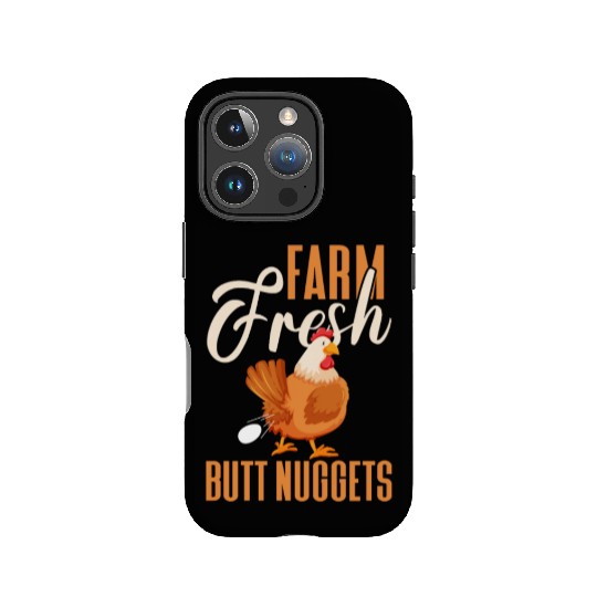 Farm Fresh Butt Nuggets, Chicken IPhone Cases