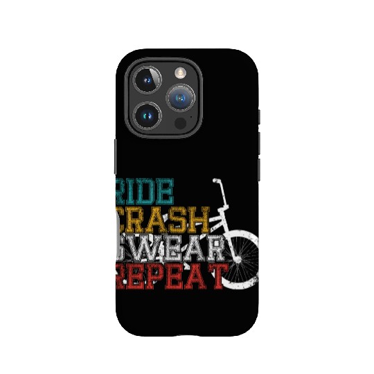 Ride crash swear repeat IPhone Cases