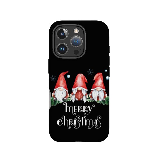 Three Nordic Gnomes Winter GNOMIES MERRY CHRISTMAS IPhone Cases