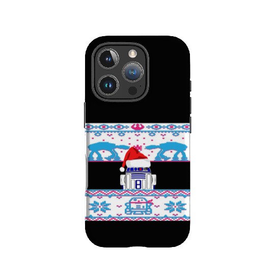 R2D2 Ugly Christmas Sweater IPhone Cases