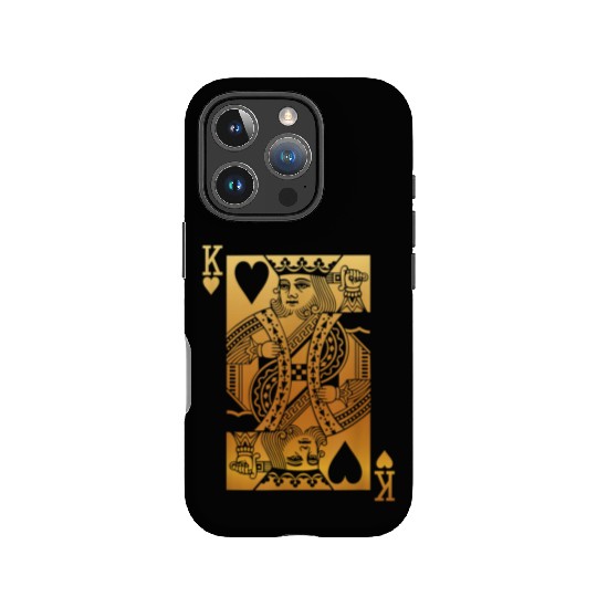 King of Hearts Card 5884 IPhone Cases