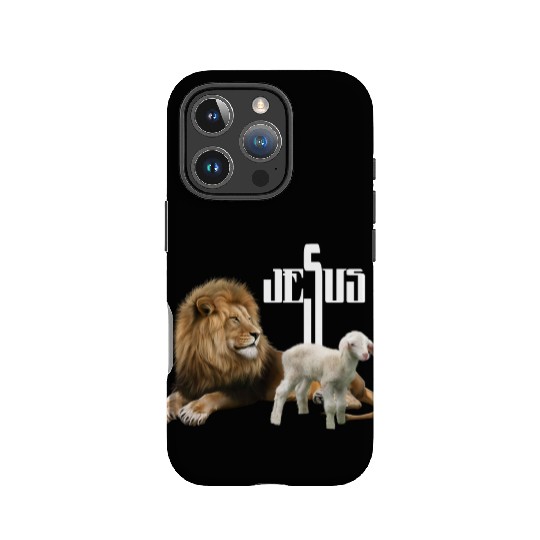 Jesus is Lion and Lamb IPhone Cases