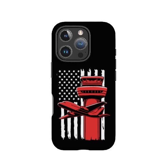 Pilot American Flag Air Traffic Controller IPhone Cases