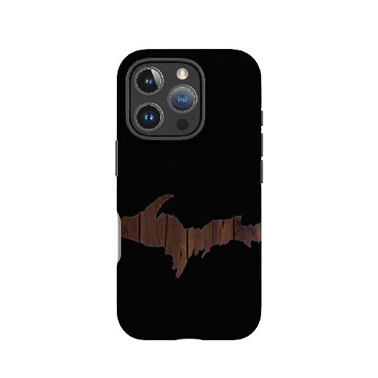 Upper Peninsula Wood Yooper 906 IPhone Cases