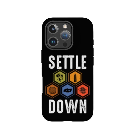 Settle Down Board Game Night Settle Trade Build IPhone Cases
