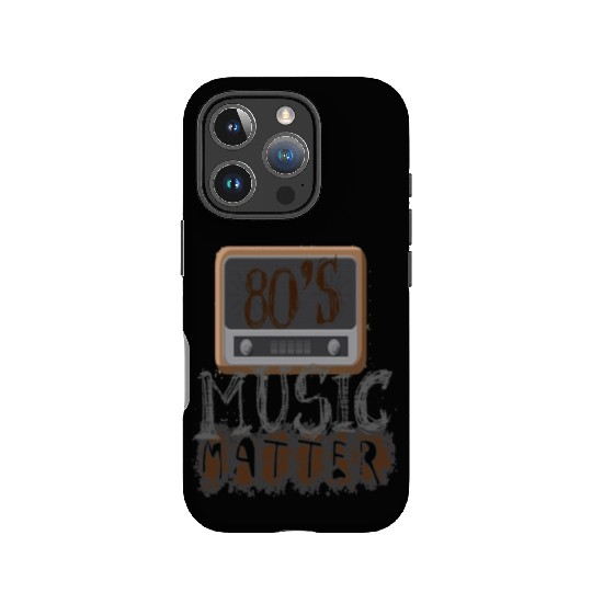80s music lover 80s music matters3 IPhone Cases