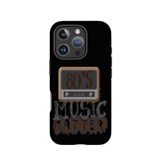 80s music lover 80s music matters3 IPhone Cases
