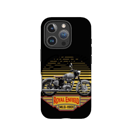 Royal Enfield CLASSIC GUN METAL IPhone Cases