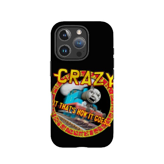 crazy train logo IPhone Cases