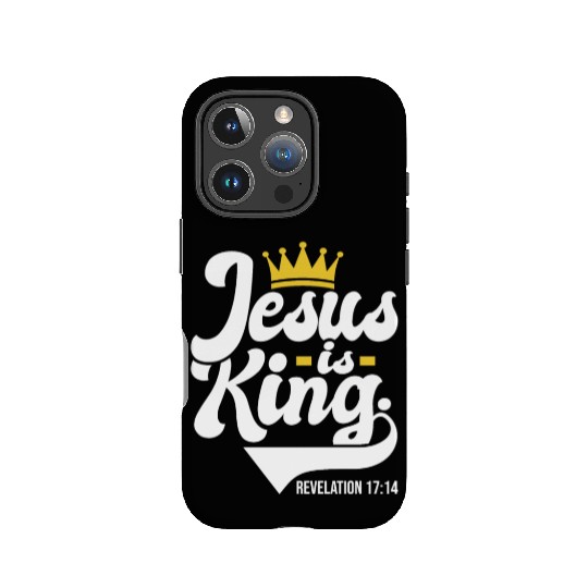 Jesus Is King Revelation 17:14 Christian IPhone Cases