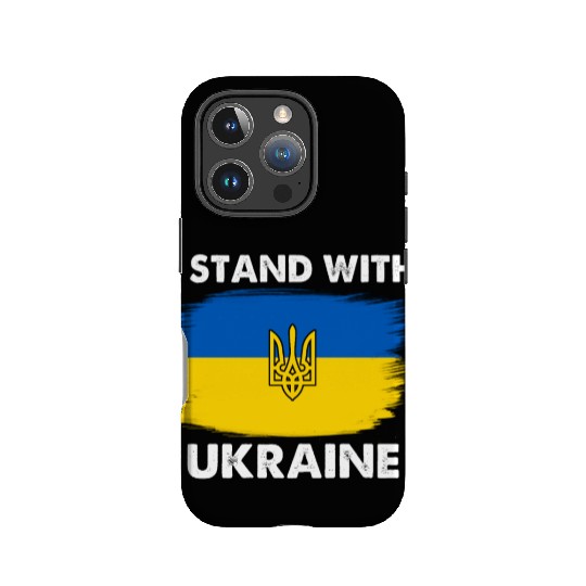 I Stand with Ukraine Ukraine Flag IPhone Cases