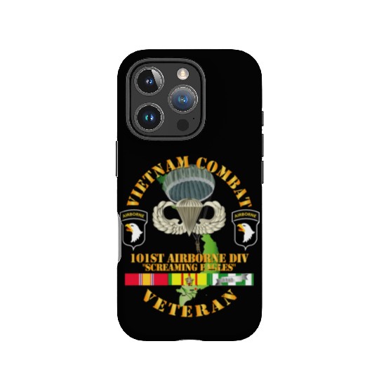 Army Vietnam Combat Veteran w 101st Airborne Div S IPhone Cases