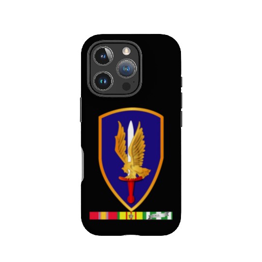 Army 1st Aviation Brigade Vietnam w SVC wo Txt IPhone Cases