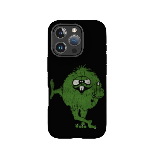 Green Monster Middle Finger 1975 Vintage IPhone Cases