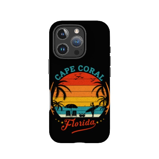 Cape Coral Est.1973 Vintage Florida summer Gift IPhone Cases
