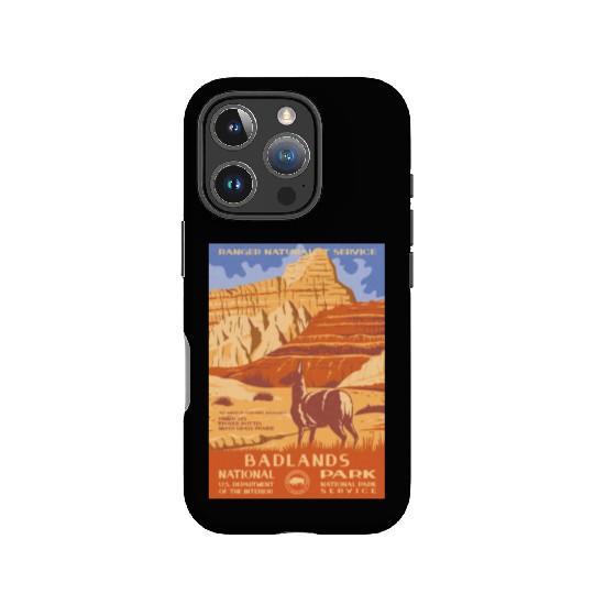 Badlands National Park WPA IPhone Cases