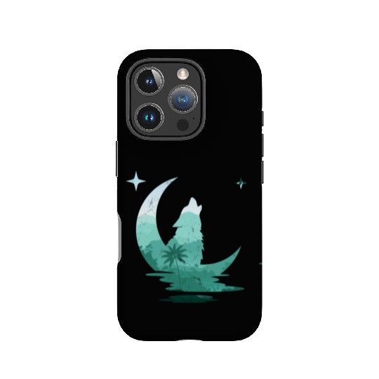 Howling Wolf Nature Lover IPhone Cases