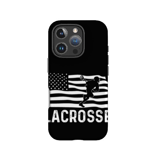 Lacrosse American Flag USA IPhone Cases