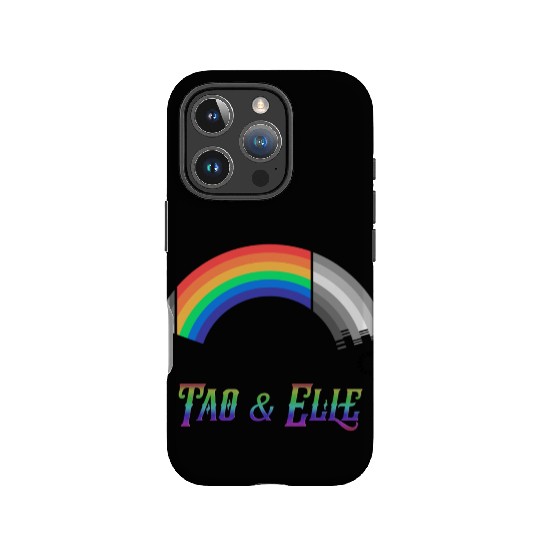 Heartstopper Rainbow LBGTQIA+ Tao and Elle IPhone Cases