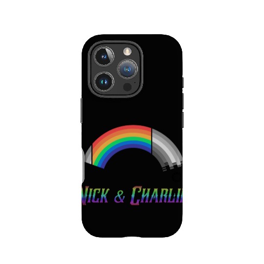 Heartstopper Rainbow LBGTQIA+ Nick and Charlie IPhone Cases