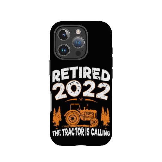 Retired Farmer Funny Retirement Tractor IPhone Cases