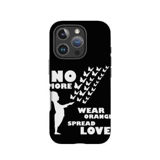 wear orange spread love anti gun violence IPhone Cases