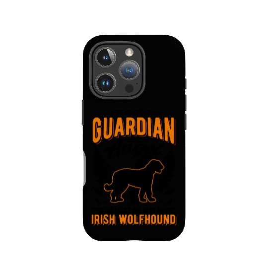 Irish Wolfhound Guardian Angel IPhone Cases