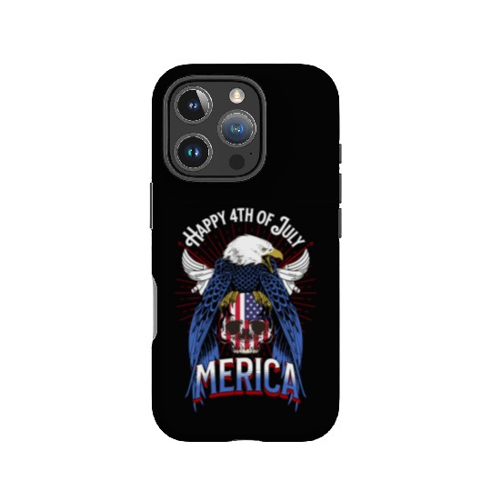 Happy 4th Of July Merica 2022 US eagle red white IPhone Cases