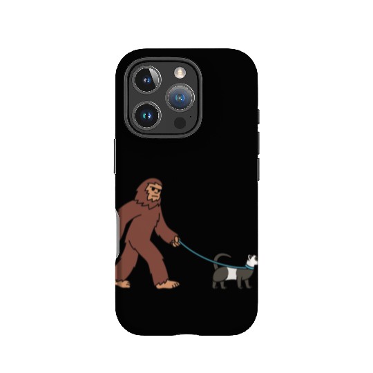 Bigfoot Sasquatch Walking Ferret IPhone Cases