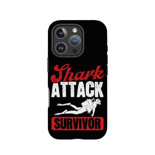 Scuba Diving Shark Attack Survivor Scuba Diver IPhone Cases