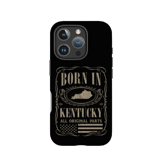 Vintage America US States Born Kentucky IPhone Cases