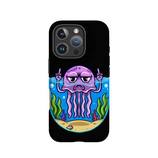 Jelly Fish Middle Finger Jellyfish IPhone Cases
