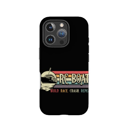 RC Boat Build Race Crash Repeat Model RC Boats IPhone Cases