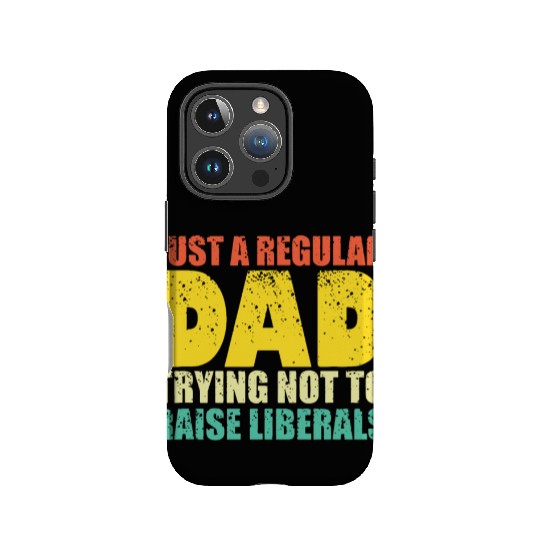 Mens Republican Just A Regular Dad Trying Not To IPhone Cases