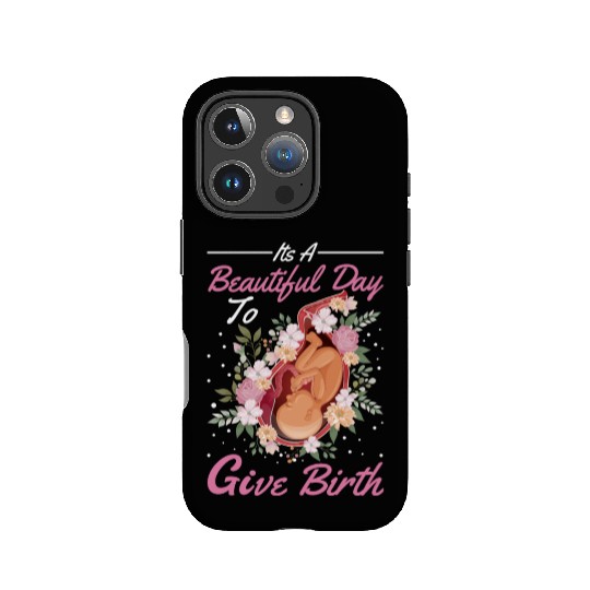 Midwife Cute Flowers Baby Catcher Doula IPhone Cases