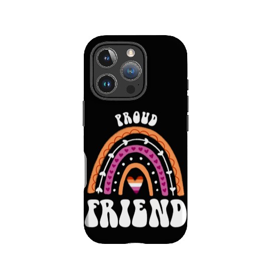 Proud Friend Lesbian Pride Rainbow IPhone Cases