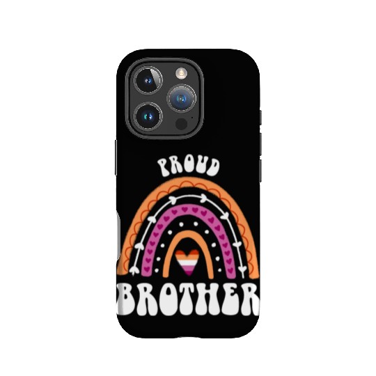 Proud Brother Lesbian Pride Rainbow IPhone Cases