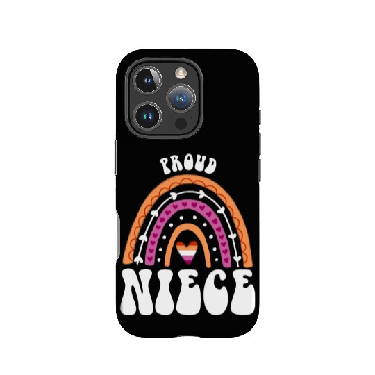 Proud Niece Lesbian Pride Rainbow IPhone Cases