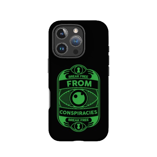 Break free from conspiracies Anti Conspiracy IPhone Cases