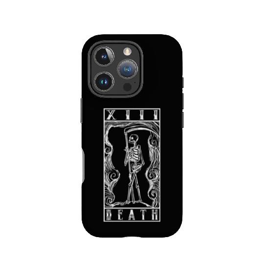 Tarot Card Death Xiii Occult Vintage Style IPhone Cases