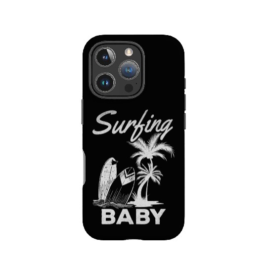 Family Surfing Surfboard Surfing Wave Surfer I IPhone Cases